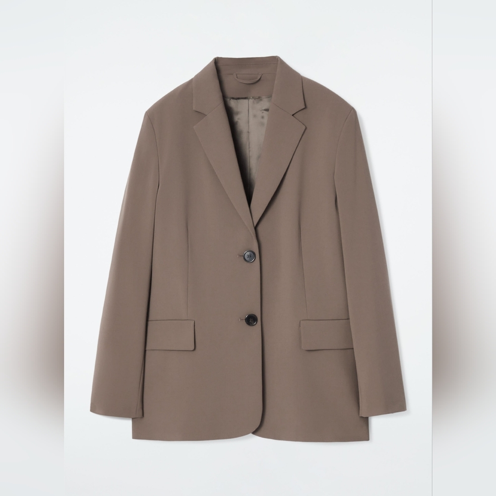 COS Wool Blend Two Button Blazer